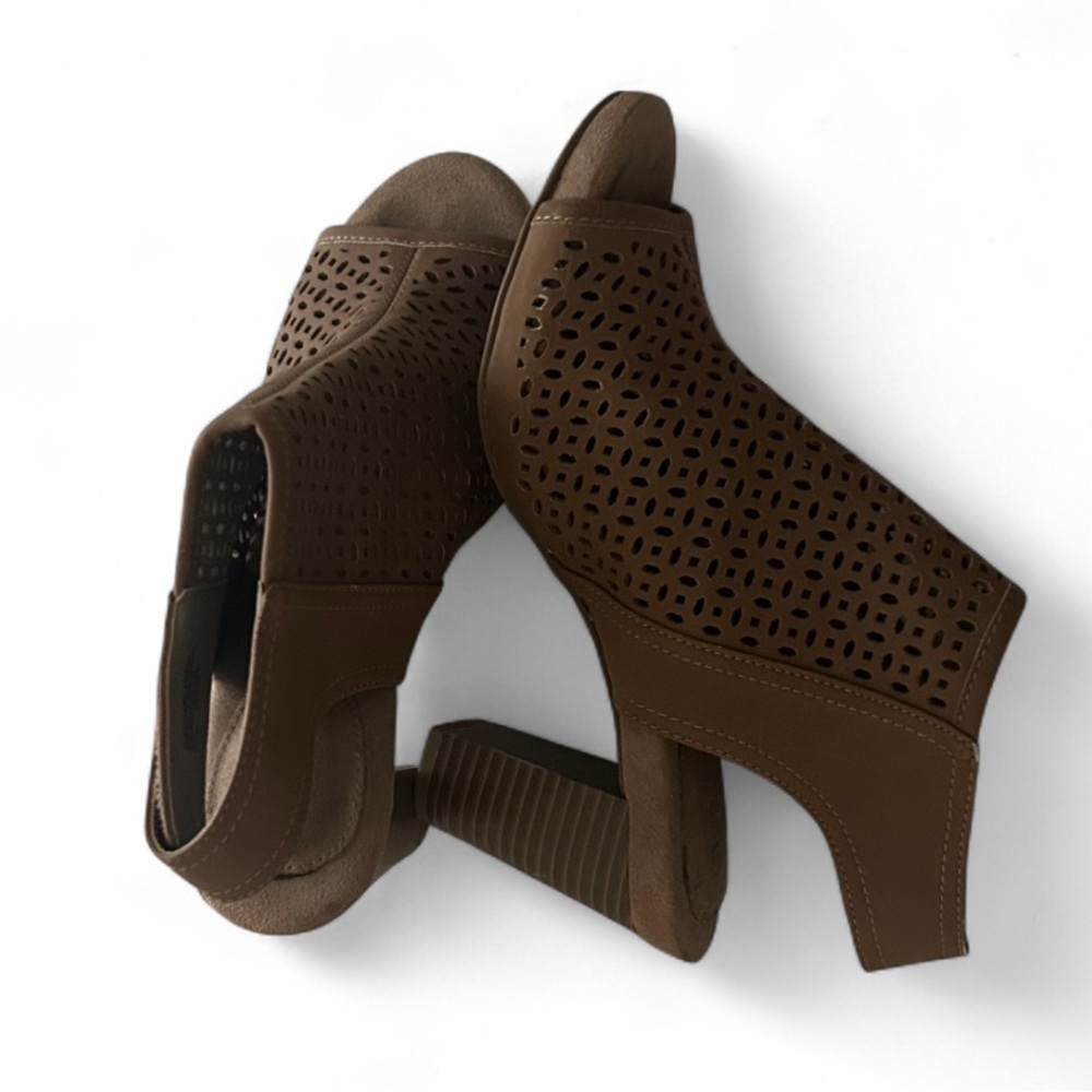 Brown Women's Heeled Sandals